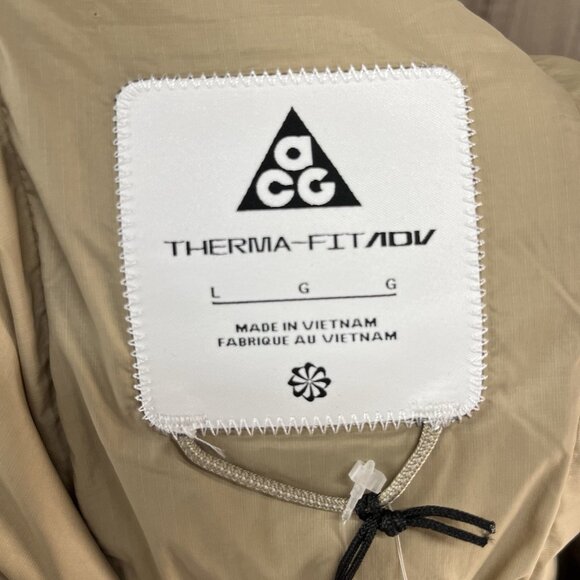 Nike ACG Rope De Dope Full Zip Insulated Jacket Beige Men's Large DV0363-247 - Picture 6 of 8